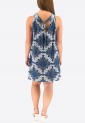 Printed Elastic Dress 524043-4