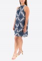 Printed Elastic Dress 524043-4