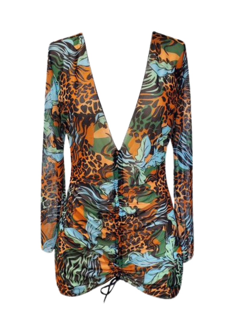 Women's Kaftan Animal print GK8963 Women's Kaftan Animal print GK8963
