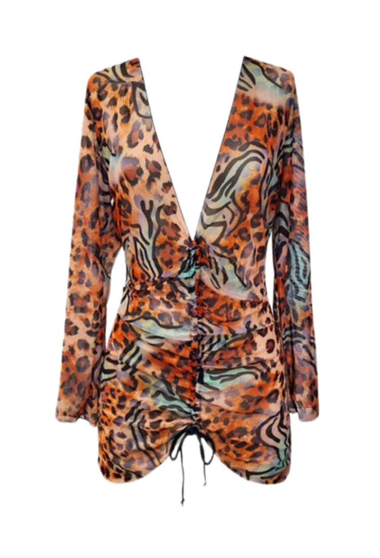 Women's Kaftan Animal print GK8963 Women's Kaftan Animal print GK8963