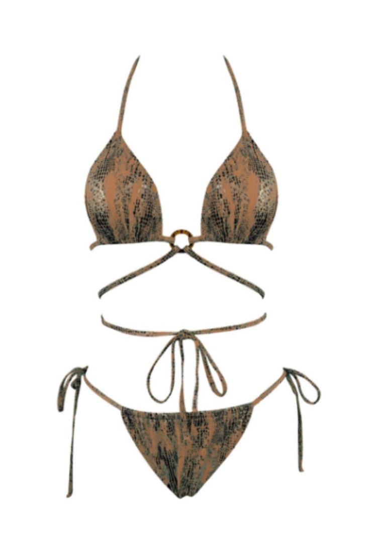 Women's Swimsuit Set Triangle Bikini C-6004