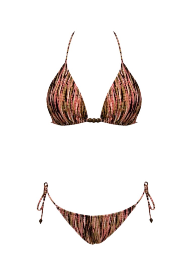 Women's Swimsuit Triangle Bikini Set C-6109