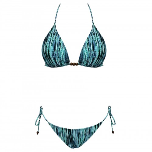 Women's Swimsuit Triangle Bikini Set C-6109