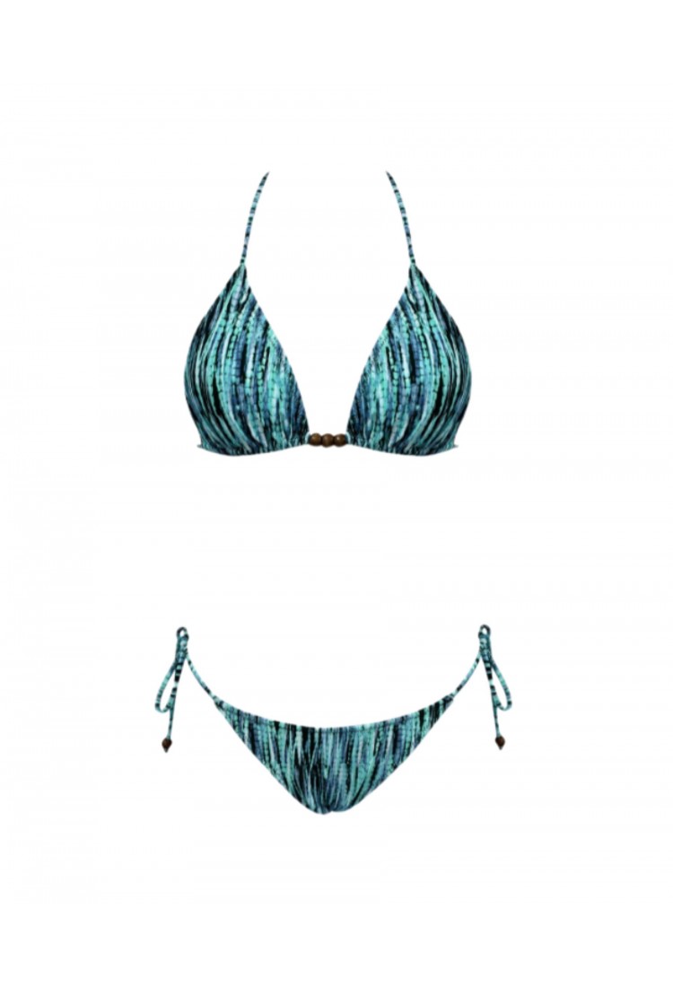 Women's Swimsuit Triangle Bikini Set C-6109