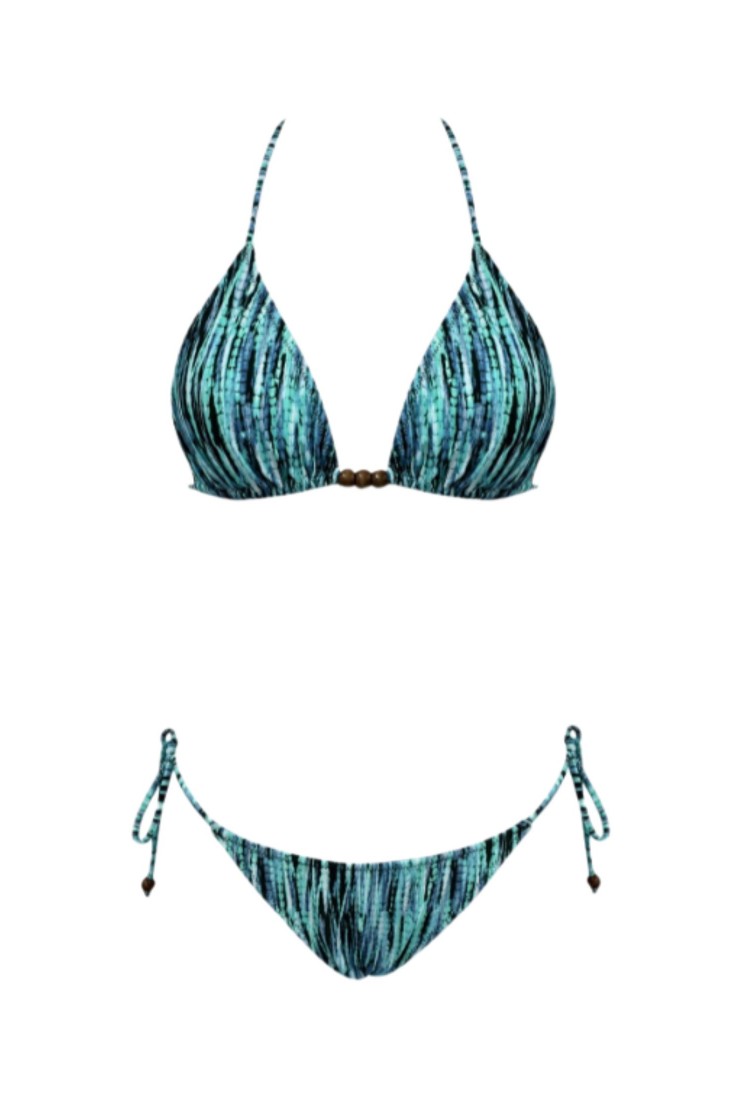 Women's Swimsuit Triangle Bikini Set C-6109