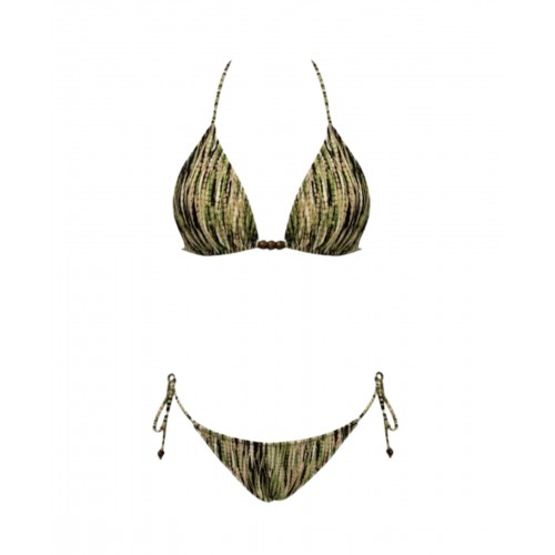 Women's Swimsuit Triangle Bikini Set C-6109