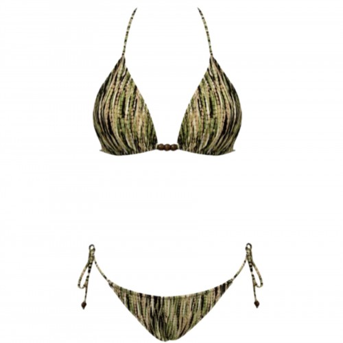Women's Swimsuit Triangle Bikini Set C-6109