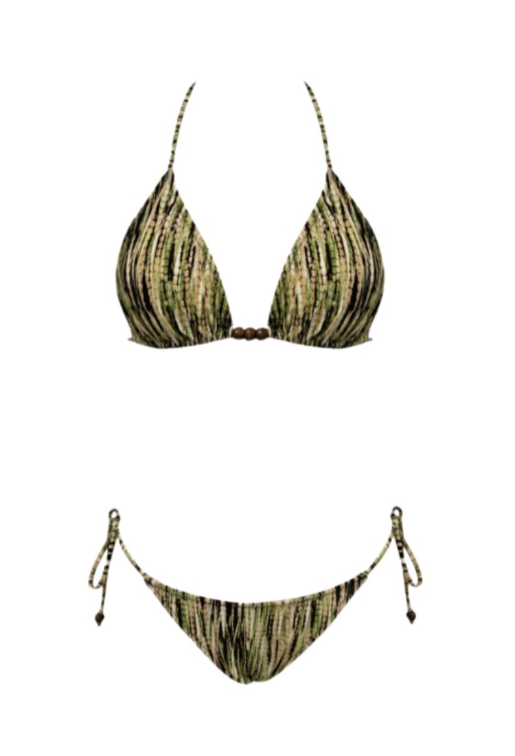 Women's Swimsuit Triangle Bikini Set C-6109