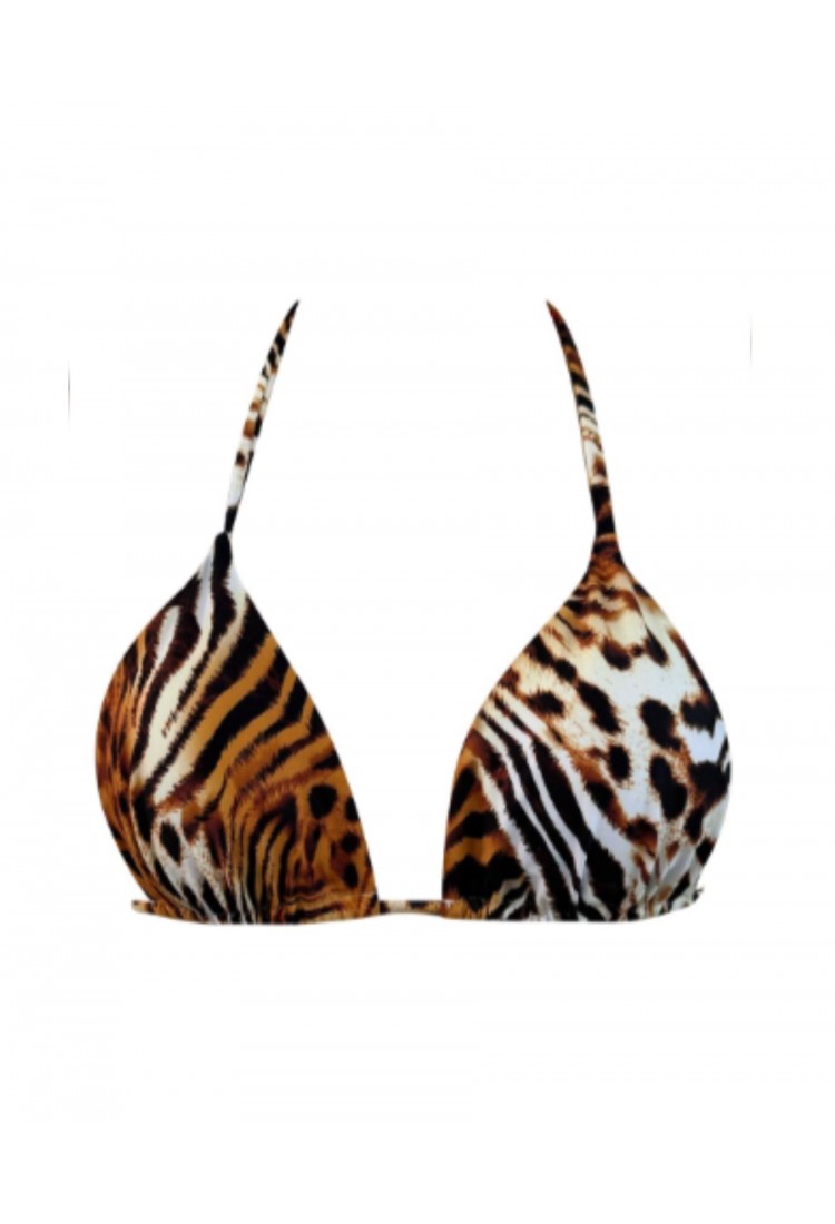 Women's Triangle Swimsuit Animal print C-6243
