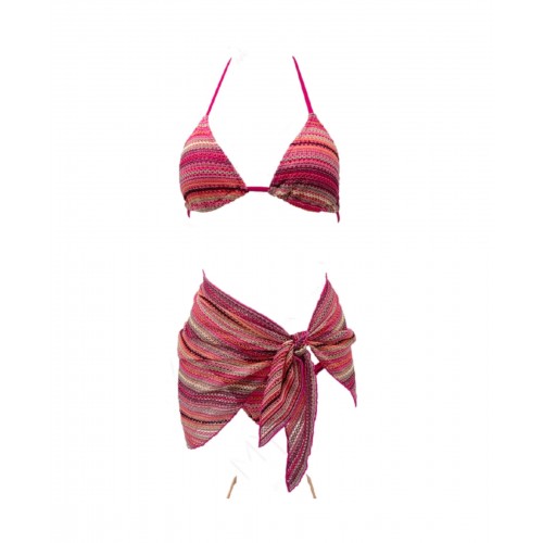Women's Swimsuit Bikini Set With Pareo MP3011
