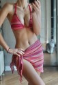 Women's Swimsuit Bikini Set With Pareo MP3011