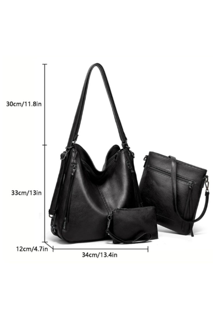 Women's 3-in-1 Shoulder / Crossbody / Backpack Bag 525606