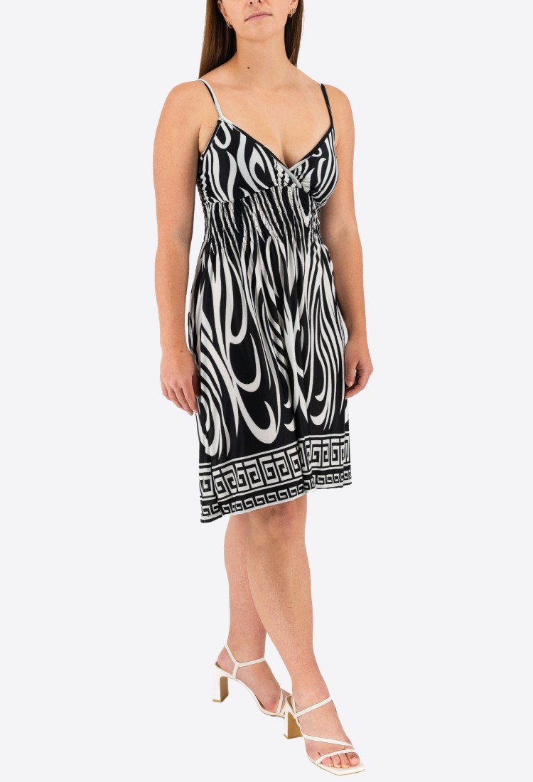 Elastic Dress With Meander 524027-1