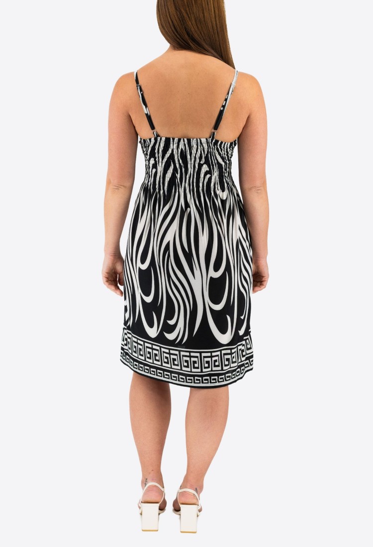 Elastic Dress With Meander 524027-1