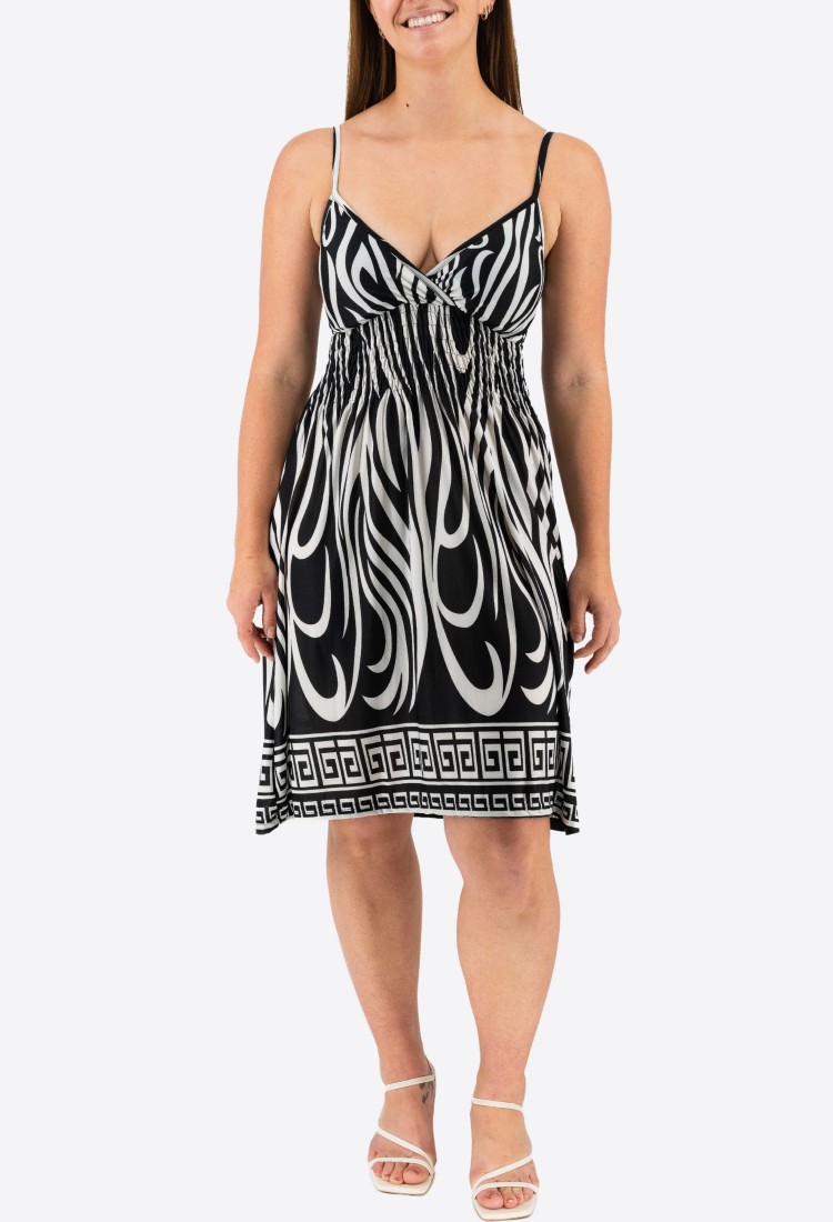 Elastic Dress With Meander 524027-1 Elastic Dress With Meander 524027-1