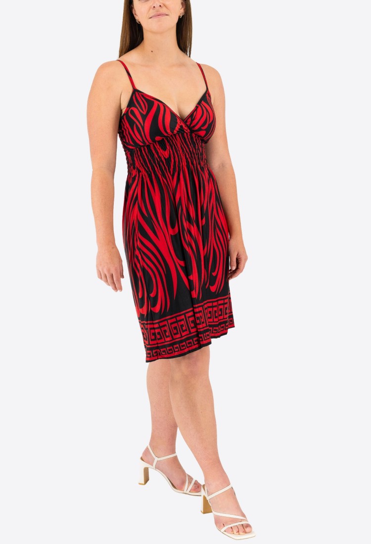 Elastic Dress With Meander 524027-1
