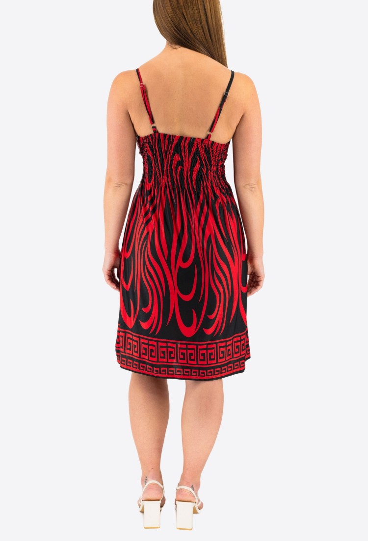 Elastic Dress With Meander 524027-1