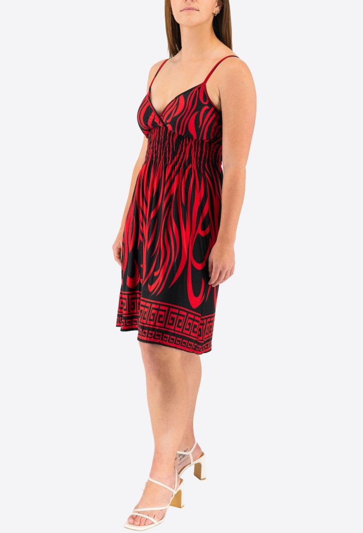 Elastic Dress With Meander 524027-1