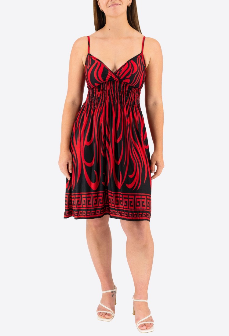 Elastic Dress With Meander 524027-1 Elastic Dress With Meander 524027-1