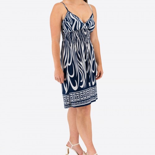 Elastic Dress With Meander 524027-1