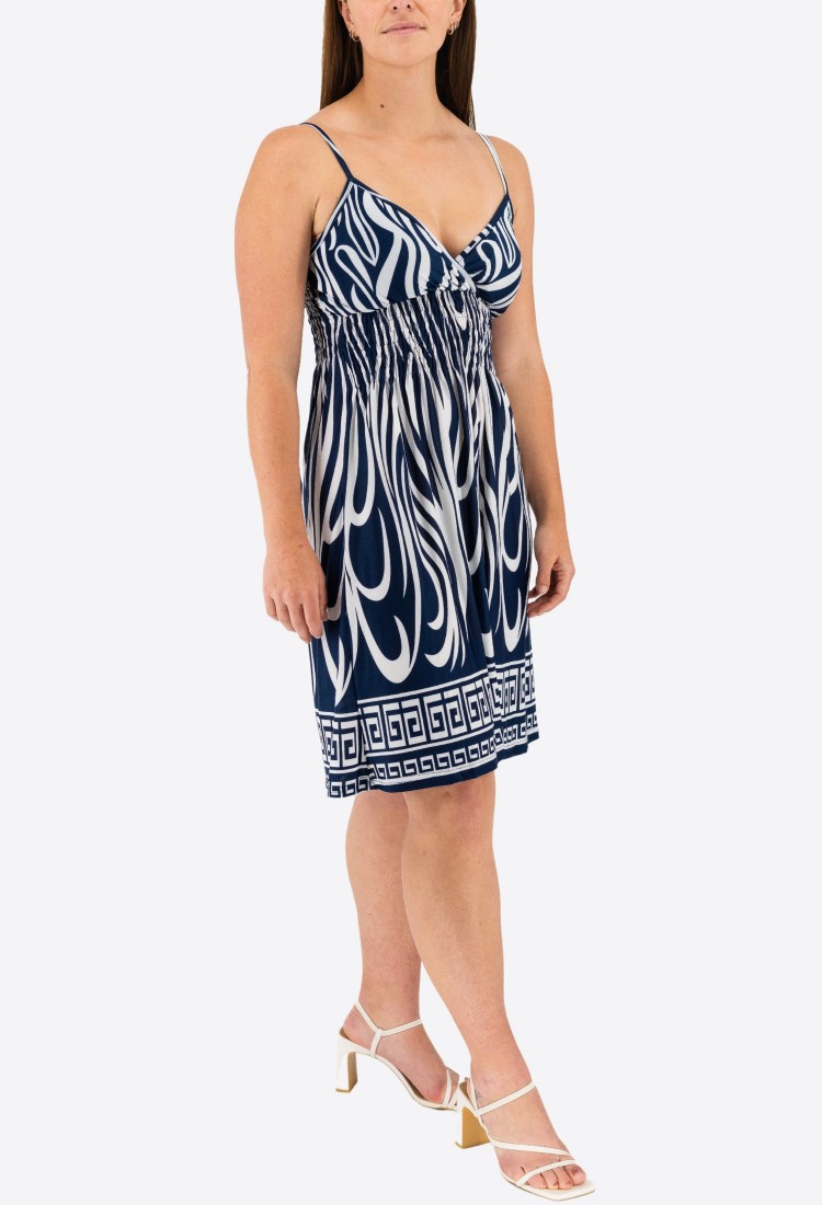 Elastic Dress With Meander 524027-1