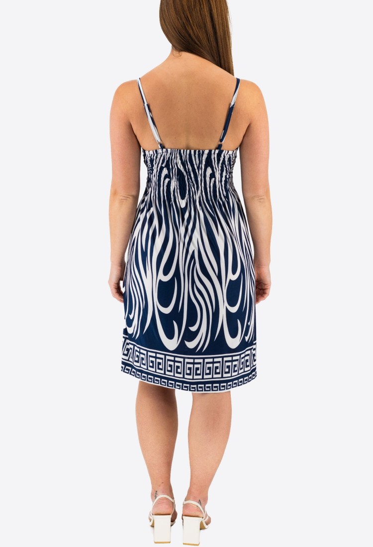 Elastic Dress With Meander 524027-1