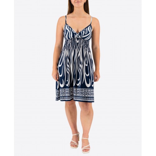 Elastic Dress With Meander 524027-1