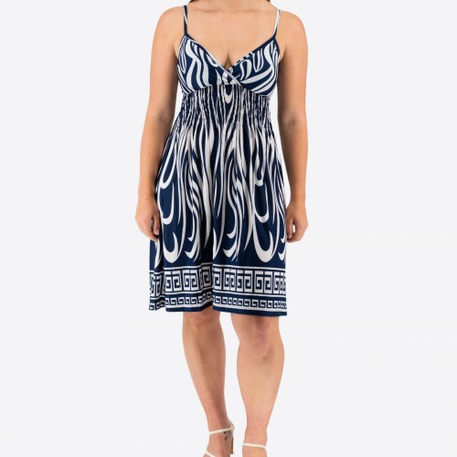 Elastic Dress With Meander 524027-1