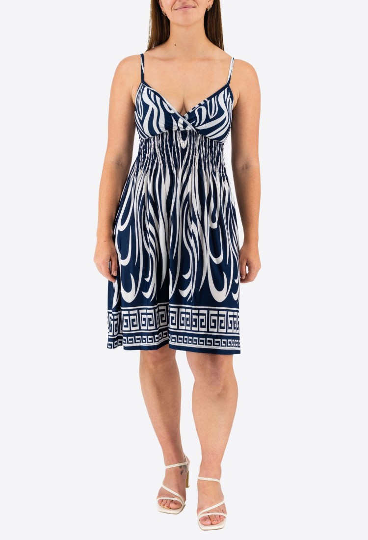 Elastic Dress With Meander 524027-1 Elastic Dress With Meander 524027-1