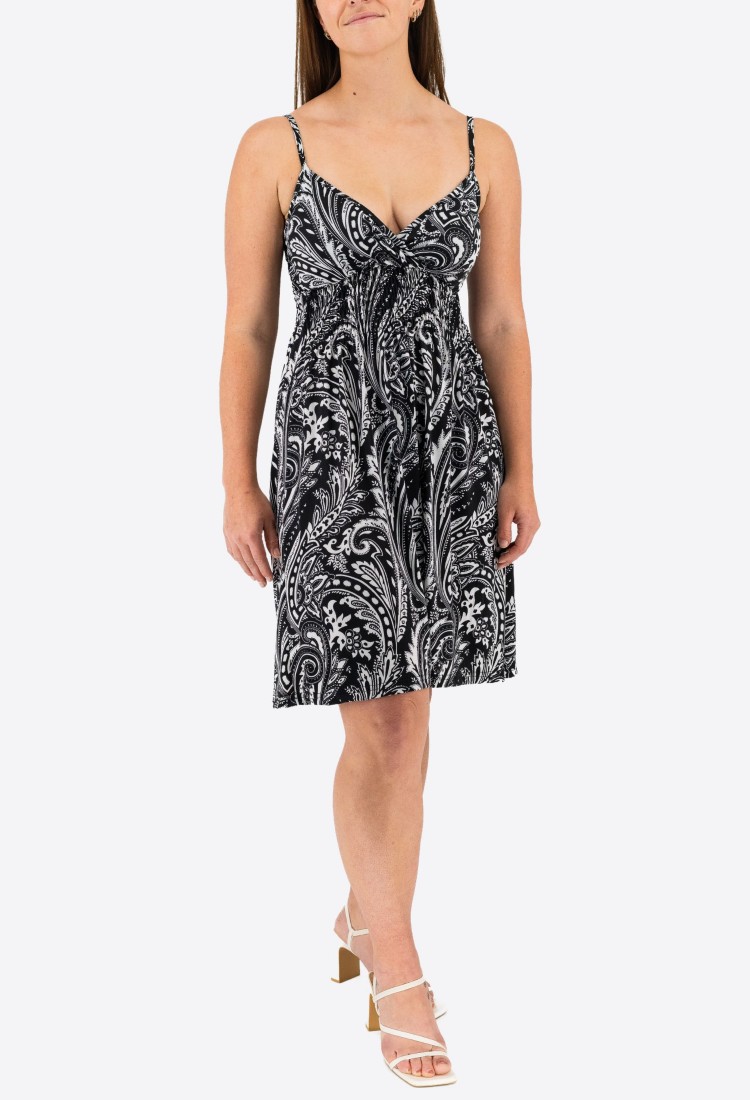 Elastic Dress With Lace 524027-2