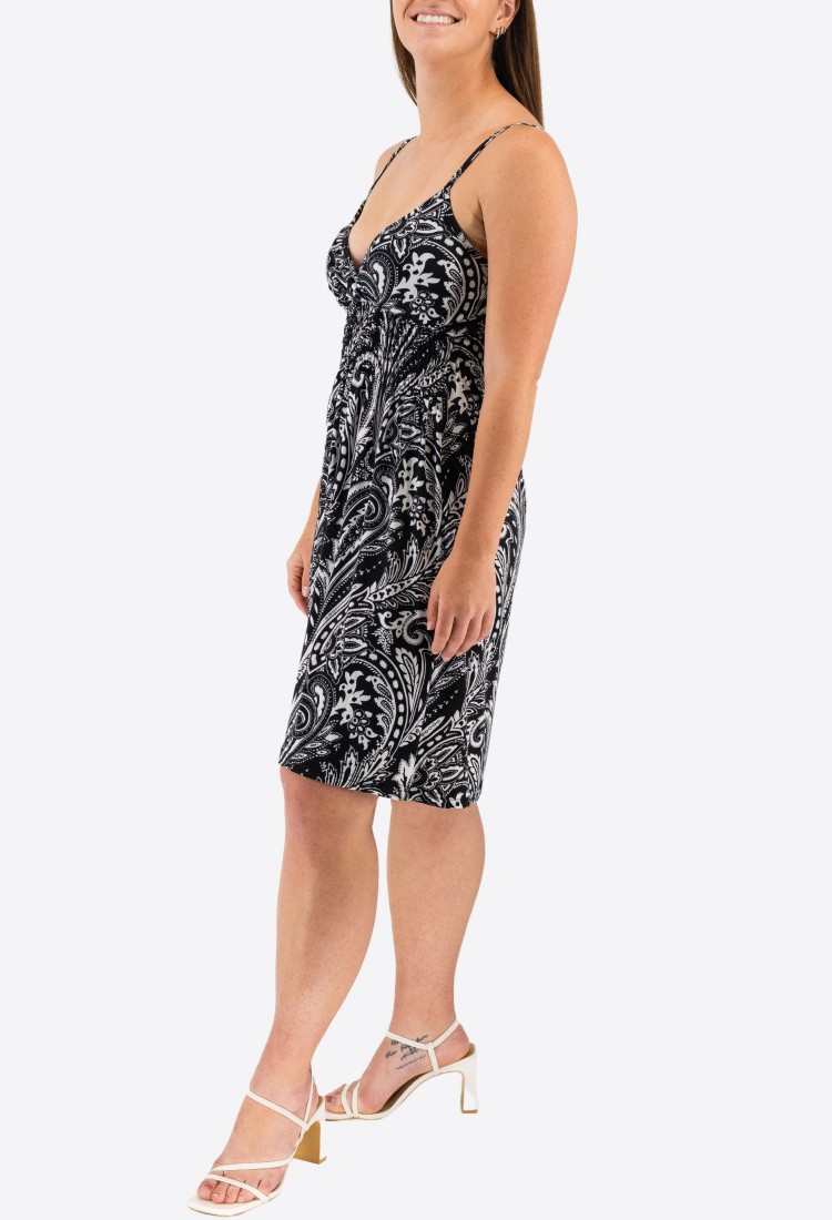 Elastic Dress With Lace 524027-2