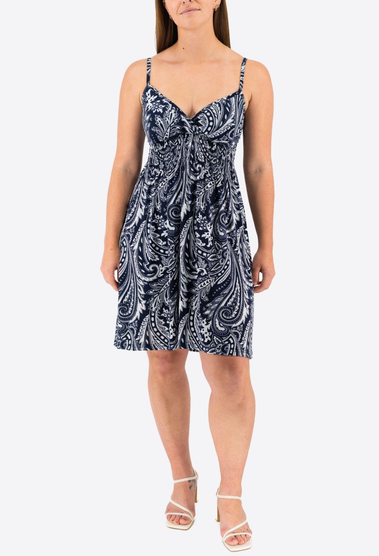 Elastic Dress With Lace 524027-2 Elastic Dress With Lace 524027-2