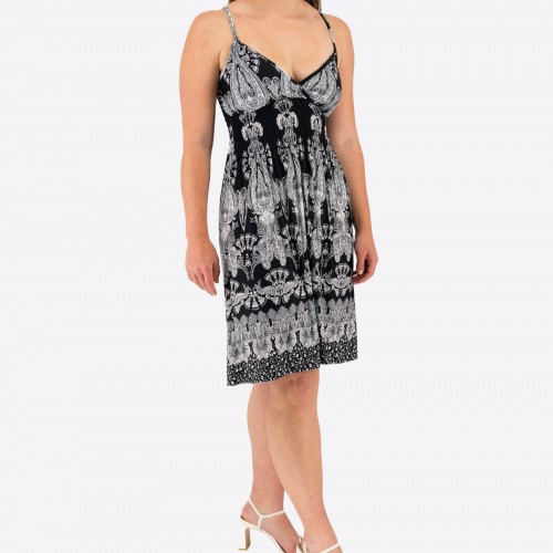 Elastic Dress With Designs 524027-3