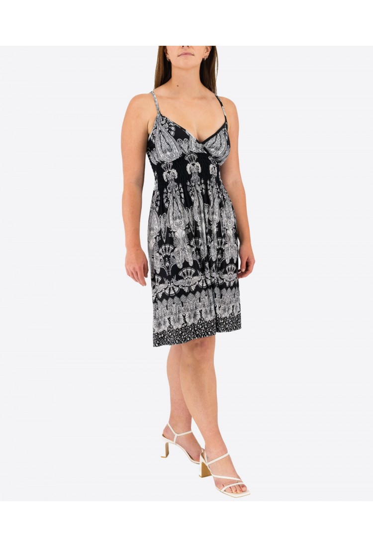 Elastic Dress With Designs 524027-3