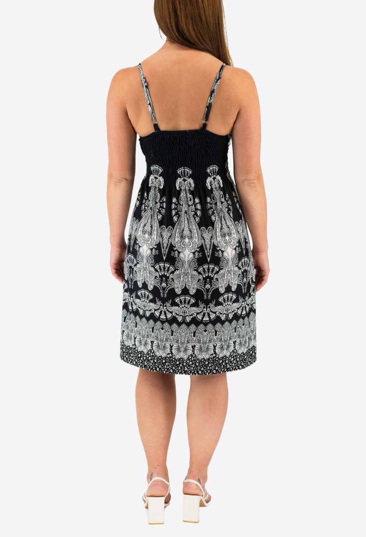 Elastic Dress With Designs 524027-3