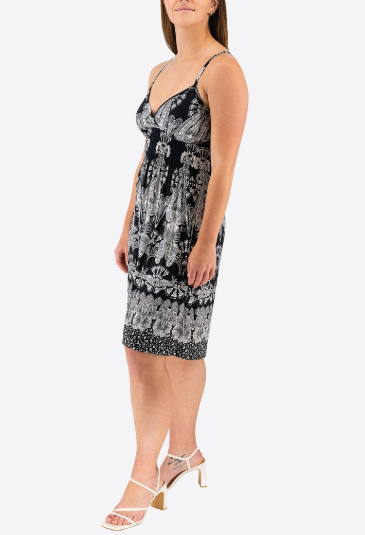 Elastic Dress With Designs 524027-3