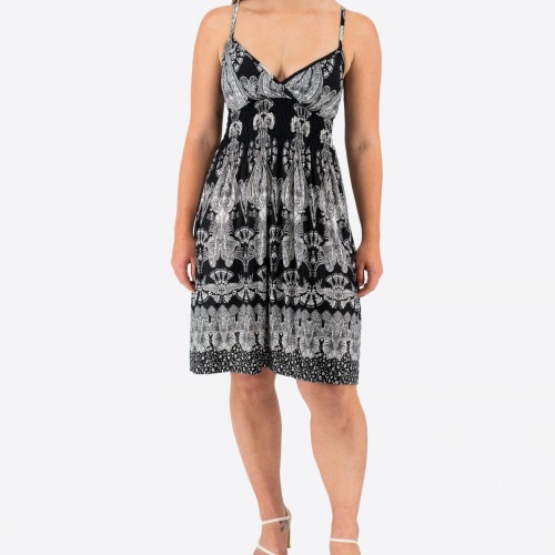 Elastic Dress With Designs 524027-3