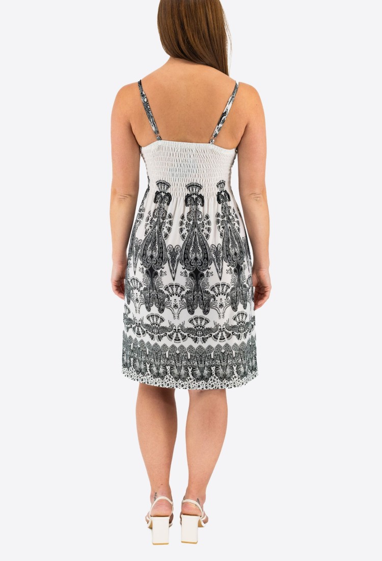 Elastic Dress With Designs 524027-3