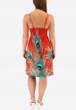 Elastic Dress With Peacock Eye 524027-4	