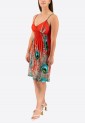 Elastic Dress With Peacock Eye 524027-4	