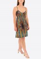 Printed Elastic Dress 524027-6