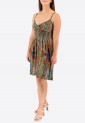 Printed Elastic Dress 524027-6