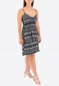 Printed Elastic Dress 524027-7