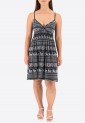 Printed Elastic Dress 524027-7 Printed Elastic Dress 524027-7