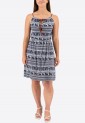 Printed Elastic Mini Dress 525694-1 Printed Elastic Mini Dress 525694-1