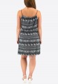 Printed Elastic Mini Dress 525694-1