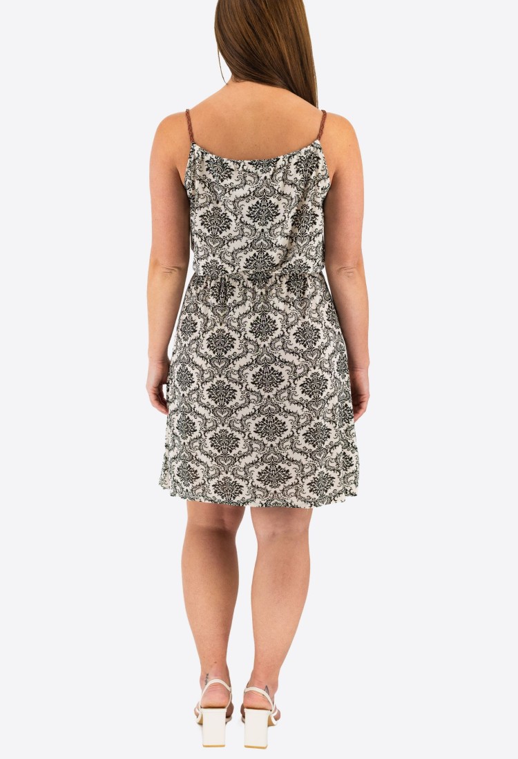 Printed Elastic Mini Dress 525694-2