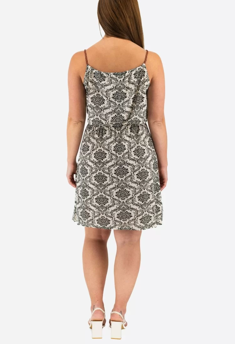 Printed Elastic Mini Dress 525694-2