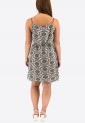 Printed Elastic Mini Dress 525694-2