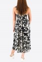 Elastic Midi Dress With Straps 524028-1